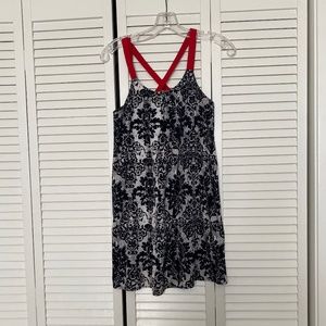 Express Black and White Floral Dress